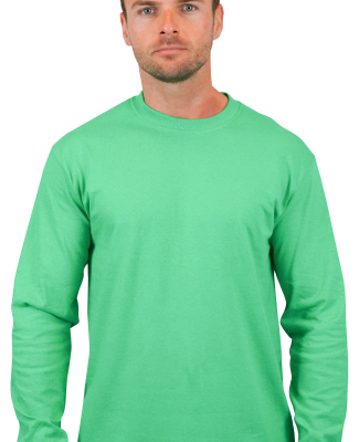 2400 Gildan Ultra Cotton Long Sleeve T Shirt  in Irish green