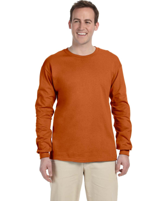 2400 Gildan Ultra Cotton Long Sleeve T Shirt  in Texas orange