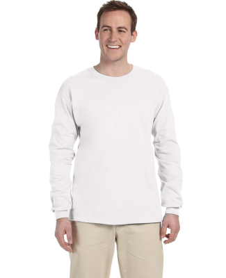 2400 Gildan Ultra Cotton Long Sleeve T Shirt in White
