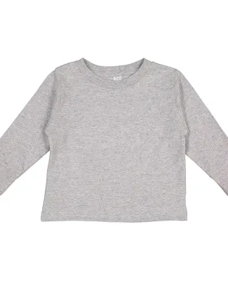 Rabbit Skins® 3311 Toddler Long Sleeve T-shirt in Heather