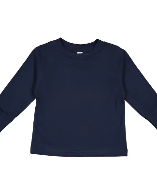 Rabbit Skins® 3311 Toddler Long Sleeve T-shirt in Navy