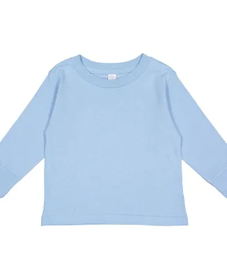 Rabbit Skins® 3311 Toddler Long Sleeve T-shirt in Light blue
