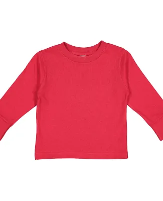Rabbit Skins® 3311 Toddler Long Sleeve T-shirt in Red