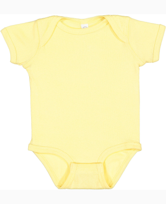 4400 Onsie Rabbit Skins® Infant Lap Shoulder Cree in Banana
