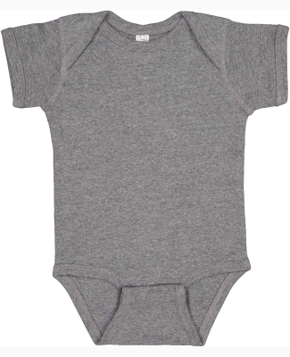 4400 Onsie Rabbit Skins® Infant Lap Shoulder Cree in Granite Heather