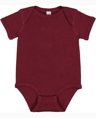 4400 Onsie Rabbit Skins® Infant Lap Shoulder Cree in Maroon
