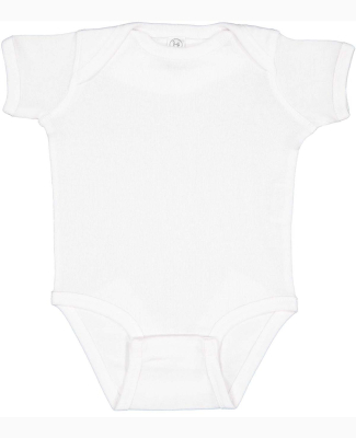 4400 Onsie Rabbit Skins® Infant Lap Shoulder Cree in White