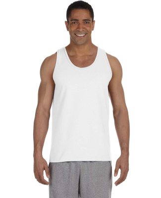 2200 Gildan Ultra Cotton Tank Top in White
