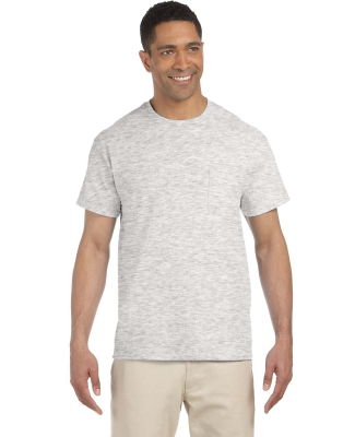 2300 Gildan Ultra Cotton Pocket T-shirt in Ash