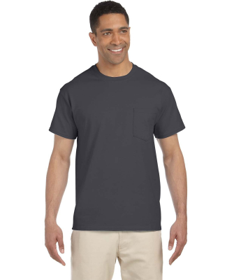 2300 Gildan Ultra Cotton Pocket T-shirt in Charcoal