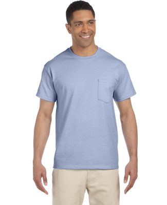 2300 Gildan Ultra Cotton Pocket T-shirt in Light blue