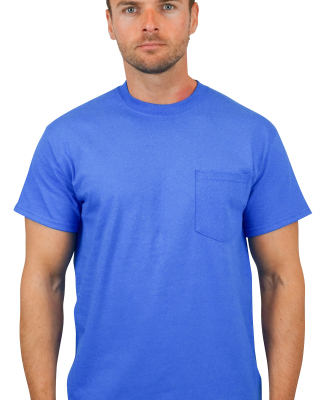 2300 Gildan Ultra Cotton Pocket T-shirt in Royal