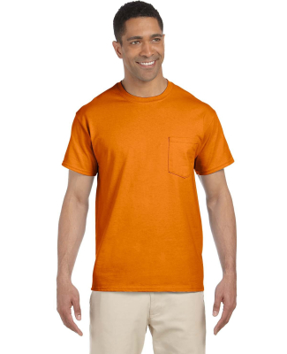 2300 Gildan Ultra Cotton Pocket T-shirt in Safety orange