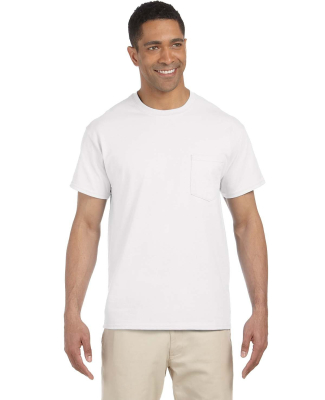2300 Gildan Ultra Cotton Pocket T-shirt in White