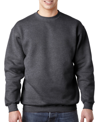 1102 Bayside Fleece Crew Neck Pullover S - 5XL  in Charcoal heather