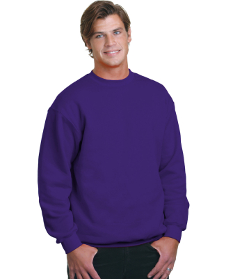 1102 Bayside Fleece Crew Neck Pullover S - 5XL  in Purple