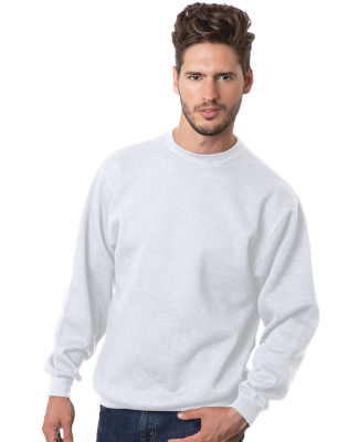 1102 Bayside Fleece Crew Neck Pullover S - 5XL  in White
