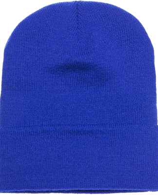 1501 Yupoong Heavyweight Cuffed Knit Cap in Royal
