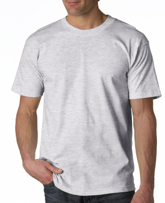 2905 Bayside Adult Union Made Cotton Tee in Ash