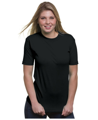 2905 Bayside Adult Union Made Cotton Tee in Black