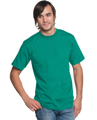 2905 Bayside Adult Union Made Cotton Tee in Kelly