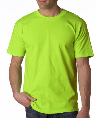 2905 Bayside Adult Union Made Cotton Tee in Lime Green