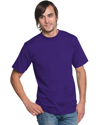 2905 Bayside Adult Union Made Cotton Tee in Purple