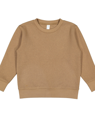 3317 Rabbit Skins Toddler/Juvenile Crew Neck Sweat in Coyote Brown