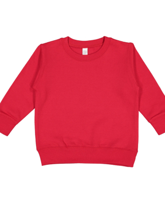 3317 Rabbit Skins Toddler/Juvenile Crew Neck Sweat in Red