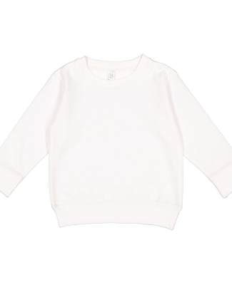 3317 Rabbit Skins Toddler/Juvenile Crew Neck Sweat in White