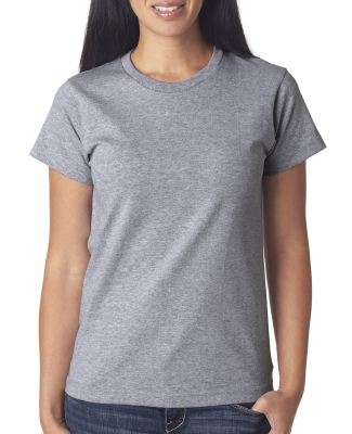 3325 Bayside Ladies' Short-Sleeve Tee in Dark ash