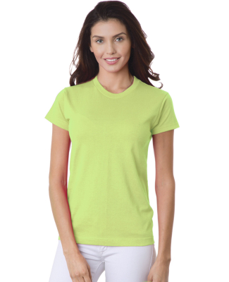 3325 Bayside Ladies' Short-Sleeve Tee in Lime Green