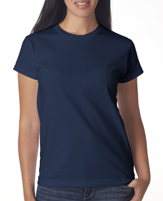 3325 Bayside Ladies' Short-Sleeve Tee in Navy