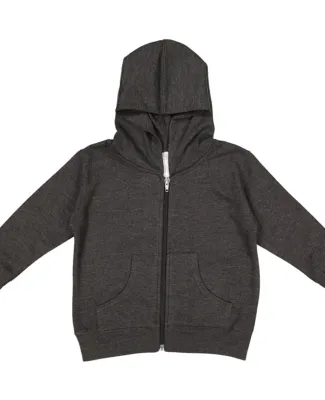 3346 Rabbit Skins Toddler Fleece Zip Hoodie in Vintage smoke