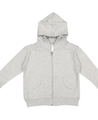 3346 Rabbit Skins Toddler Fleece Zip Hoodie in Heather