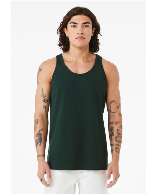 BELLA+CANVAS 3480 Unisex Cotton Tank Top in Forest