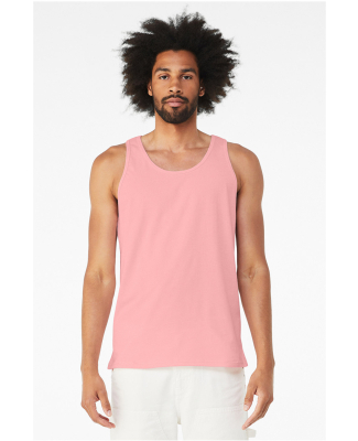 BELLA+CANVAS 3480 Unisex Cotton Tank Top in Pink