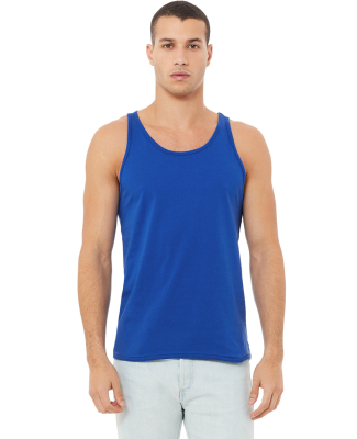 BELLA+CANVAS 3480 Unisex Cotton Tank Top in True royal