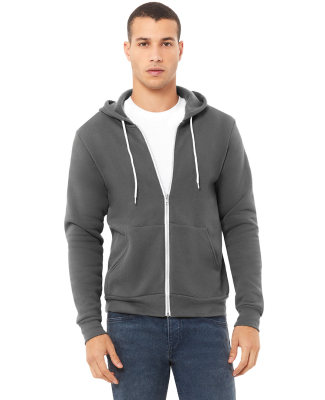 BELLA+CANVAS 3739 Unisex Poly-Cotton Fleece Hoodie in Asphalt