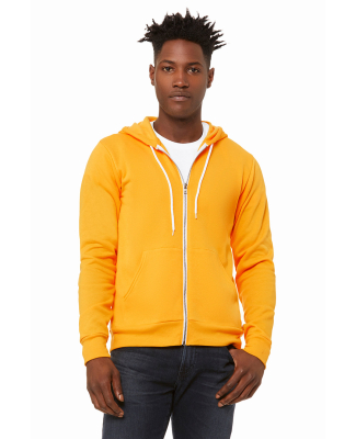 BELLA+CANVAS 3739 Unisex Poly-Cotton Fleece Hoodie in Gold