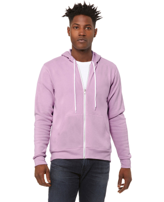 BELLA+CANVAS 3739 Unisex Poly-Cotton Fleece Hoodie in Lilac