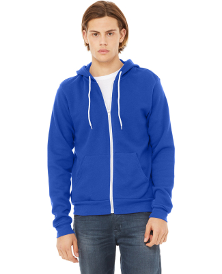 BELLA+CANVAS 3739 Unisex Poly-Cotton Fleece Hoodie in True royal