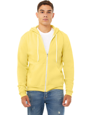 BELLA+CANVAS 3739 Unisex Poly-Cotton Fleece Hoodie in Yellow