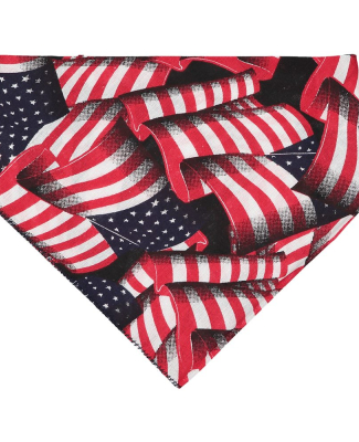 3905 Doggie Skins Bandana in Flag print