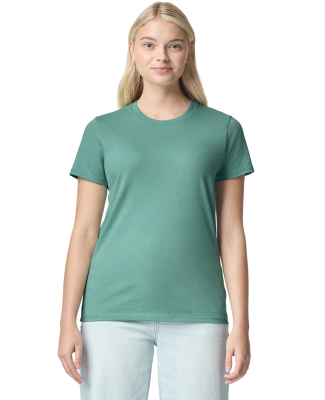 5000L Gildan Missy Fit Heavy Cotton T-Shirt in Aquatic