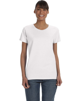 5000L Gildan Missy Fit Heavy Cotton T-Shirt in White