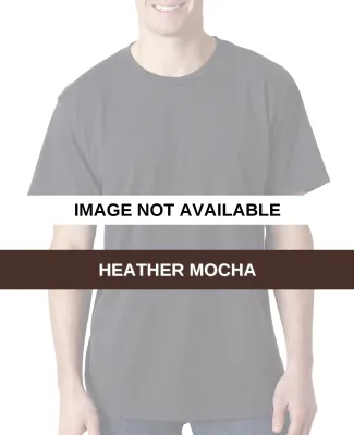 5010 Bayside Adult Heather Jersey Tee Heather Mocha