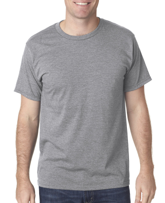 5010 Bayside Adult Heather Jersey Tee in Heather Grey