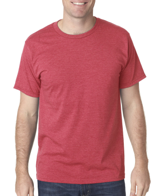 5010 Bayside Adult Heather Jersey Tee in Heather Red