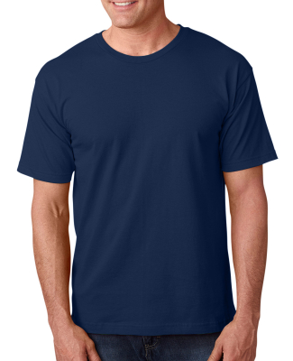 5040 Bayside Adult Short-Sleeve Cotton Tee in Navy